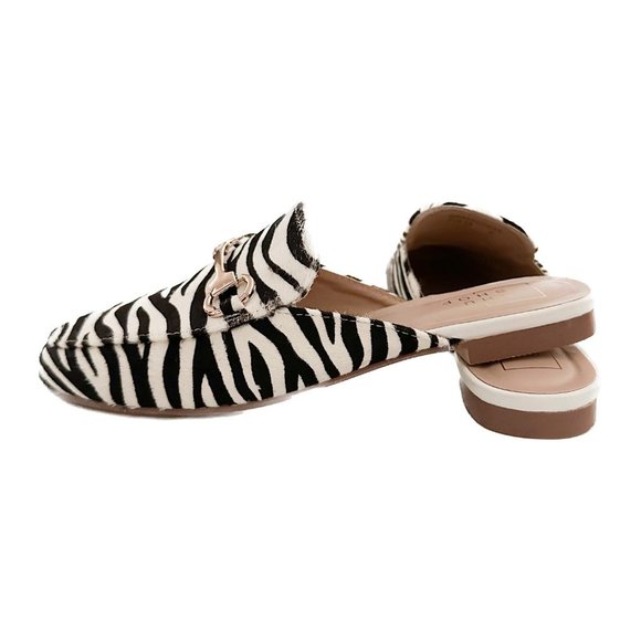 ShuShop Shoes - SHU SHOP Tulia Zebra Print Loafer-Mule - Size 6